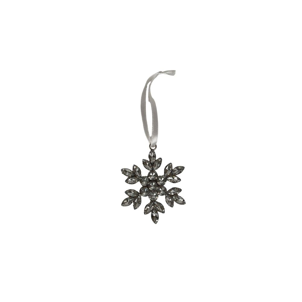 Schneestern Anhänger | Weihnachtsdeko Stern | Christbaumschmuck | Fensterschmuck Winter
