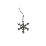 Schneestern Anhänger | Weihnachtsdeko Stern | Christbaumschmuck | Fensterschmuck Winter
