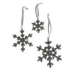 Schneestern Anhänger | Weihnachtsdeko Stern | Christbaumschmuck | Fensterschmuck Winter