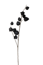 Lampion-Kunstblume schwarz