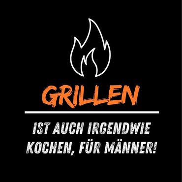 Serviette | Grillen | Kochen für Männer | 33x33cm | 20er Pack 