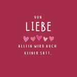 Serviette | Von Liebe allein | satt | 33x33cm | 20er Pack 