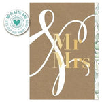 Karte zur Hochzeit "Mr. & Mrs."