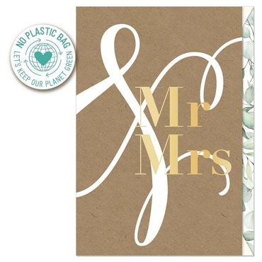Karte zur Hochzeit "Mr. & Mrs."