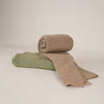 Decke | taupe | Lurex | Gemütlichkeit | homedecor