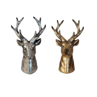 Hirsch | Weihnachten | Deko | gold oder silber | Weihnachtsdeko
