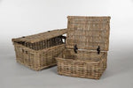 Rattan Köfferli grau (ohne Stoff)