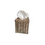 Taschentuchbox | Rattan | grau | Bad | Living Deko