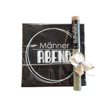 Serviettengeschenk | Männerabend | Grillaufseher | Geschenkidee | Männergeschenk