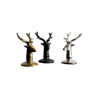 Hirsch | Weihnachten | Deko | Weihnachtsdeko | Nickel
