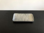 Teller länglich | weiss & schwarz gestreift | Stripes | Geschirr