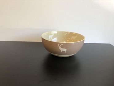 Schale | Steinbock | Porzellan | Geschirr | ø 25cm