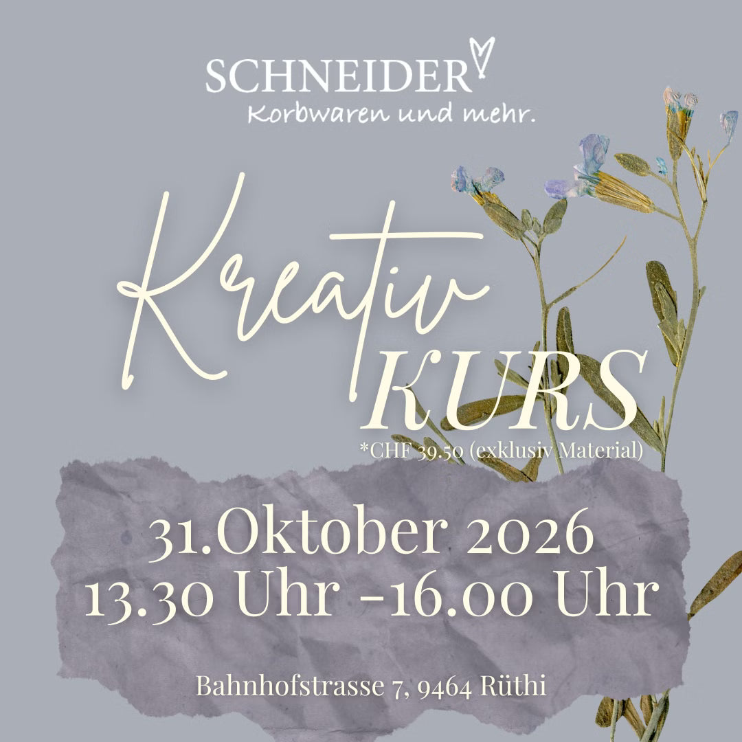 Kreativkurs | 31.10.2026