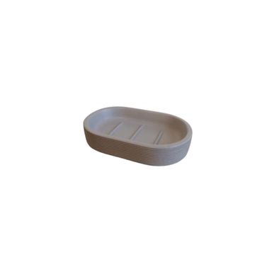 Seifenschale | taupe | Porzellan | Bad | Badaccessoire