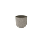 Blumentopf grau | Pflanzentopf modern | Topf mit Struktur | Pflanzgefäss