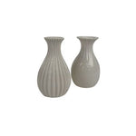 Vase | Porzellan | Weiss | Glanz | kleine Blumenvase | Blumendeko
