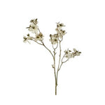Blütenzweig | Weiss | Gold | Weihnachtsdeko | Kunstblume