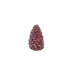 Tannenzapfen | rosa glitzer | Winterdeko | Porzellan | 2 Grössen 