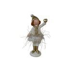 Mädchen | Weiss Gold |  Winterdeko | Weihnachtsdeko | Geschenkidee