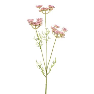 Kerbel | Zweig | Kunstblume | Rosa| Frühlingsdeko