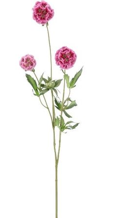 Scabiose | Rosa| Tischdeko | Kunstblume | Vasenblume