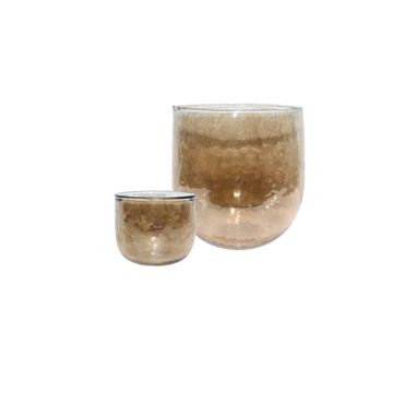 Teelicht | Glas | Gold | Kerzenglas | Dekoidee