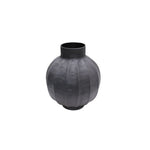 Vase | grau | modern | Blumenvase | Living Deko
