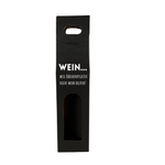 Weinkarton | Schwarz | Geschenkverpackung Wein | Beschriftet | Kartonverpackung