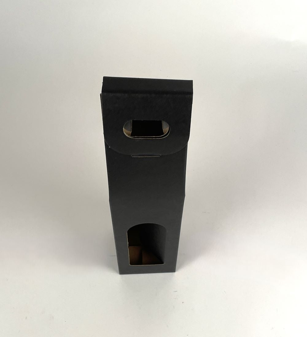 Weinkarton | Schwarz | Geschenkverpackung Wein | Weinbox Karton | Kartonverpackung