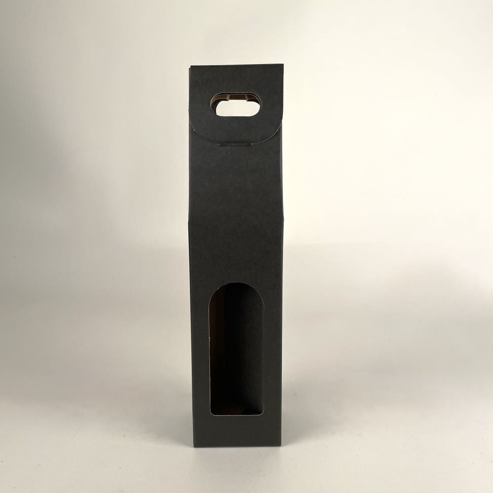 Weinkarton | Schwarz | Geschenkverpackung Wein | Weinbox Karton | Kartonverpackung
