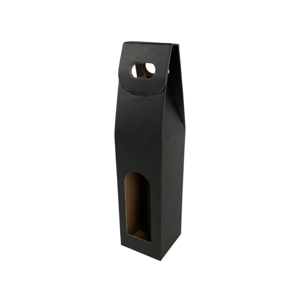 Weinkarton | Schwarz | Geschenkverpackung Wein | Weinbox Karton | Kartonverpackung