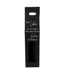 Weinkarton | Schwarz | Geschenkverpackung Wein | Beschriftet | Kartonverpackung
