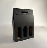 Weinkarton | Schwarz | Geschenkverpackung Wein | Weinbox Karton | Kartonverpackung