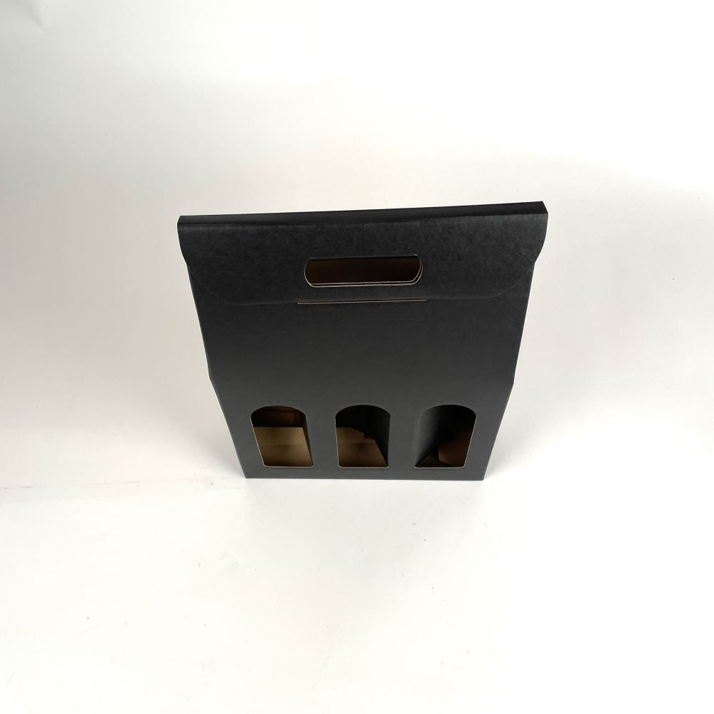 Weinkarton | Schwarz | Geschenkverpackung Wein | Weinbox Karton | Kartonverpackung