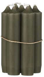 Stabkerze olive, Preis pro Kerze