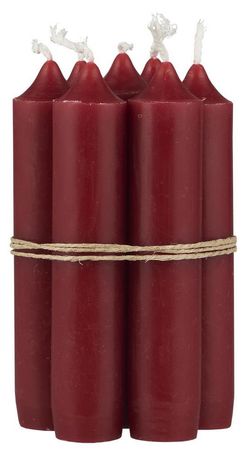 Stabkerze rot, Preis pro Kerze