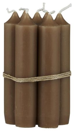 Stabkerze milky brown, Preis pro Kerze