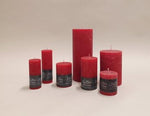 Stumpenkerze | rot | Stumpenkerzen in verschiedenen Grössen | Tischdekoration | Weihnachten