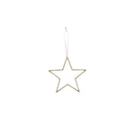 Stern | Hänger | Glittereffekt | gold | 3 Grössen