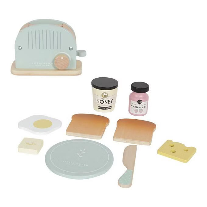 Toaster  | mint | Spielzeug Set | ab 2 Jahren | Kinderküche Zubehör