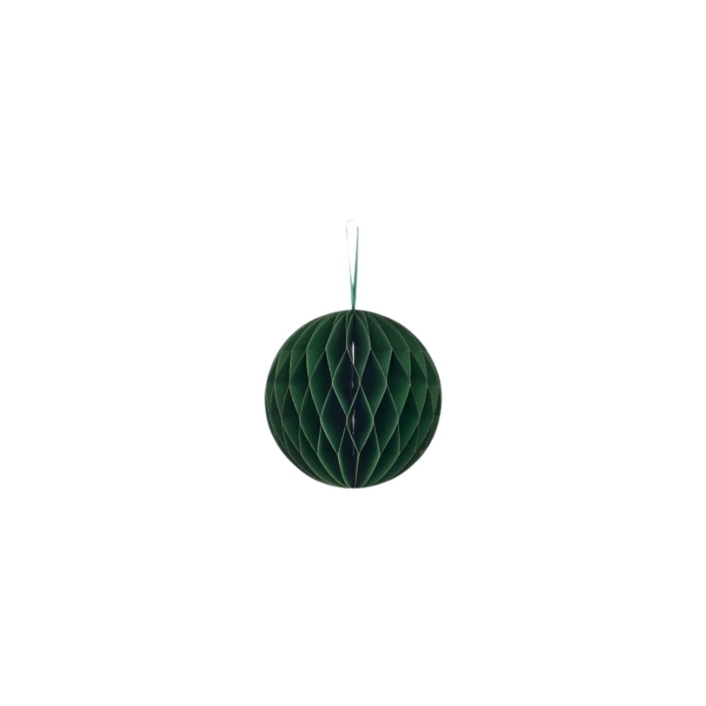 Papierhänger | Kugel | 4 Farben | Magnetverschluss | Weihnachtsdekoration