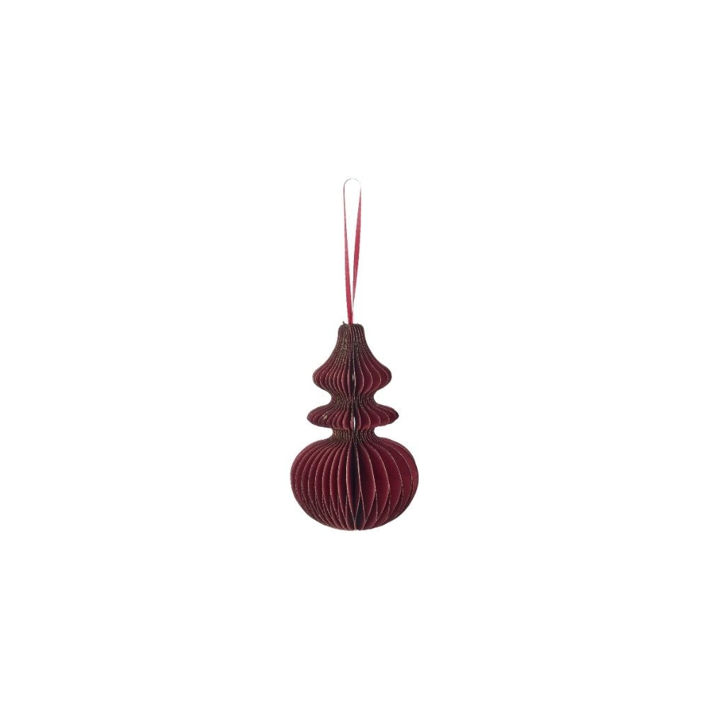 Papierhänger | Ornament | 15cm | 4 Farben | Weihnachtsdekoration