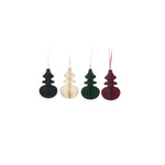 Papierhänger | Ornament | 15cm | 4 Farben | Weihnachtsdekoration