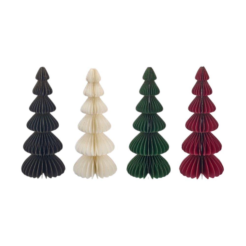 Papier | Dekobaum XL | 4 Farben | Weihnachtsdekoration | Weihnachten