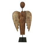 Engel | Weihnachten | Holz | Metallfügel | X-Mas Deko