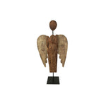 Engel | Weihnachten | Holz | Metallfügel | X-Mas Deko