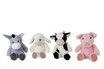 Plüschtier Bauernhof | Kuscheltier | Esel |Schaf | Kuh | Schwein