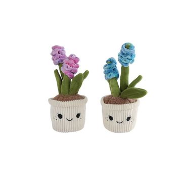 Plüschpflanze | Deko Pflanze | Geschenkidee witzig | Hyazinthe