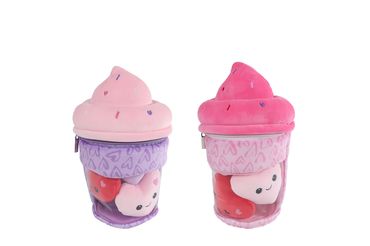 Plüschfigur witzig | Shake | Icecream | Herz | Geschenkidee