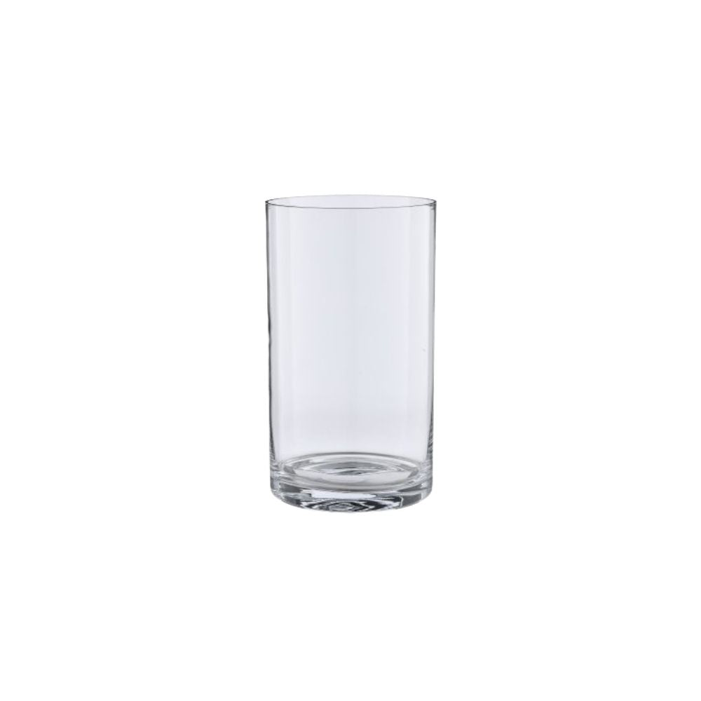 Vase | Glas | transparent | ø 20cm | Blumenvase